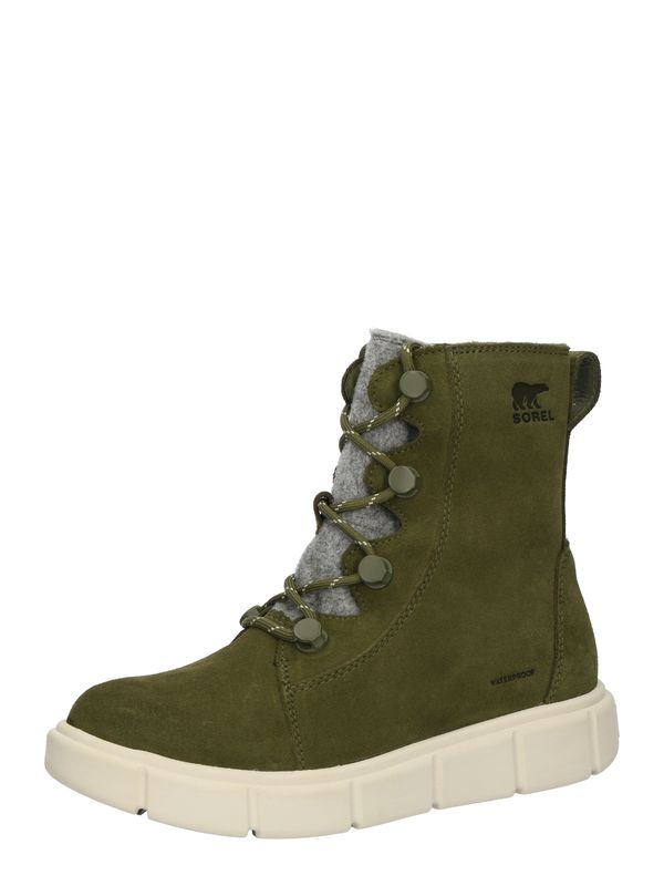 SOREL SOREL Gležnarji z vezalkami 'EXPLORER III JOAN'  oliva