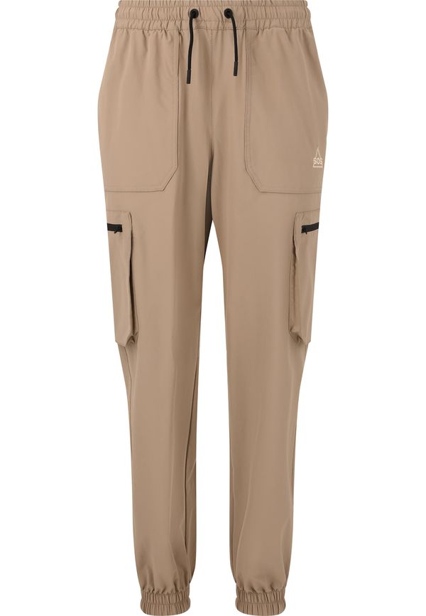 SOS SOS Športne hlače 'Salonga'  brokat / črna