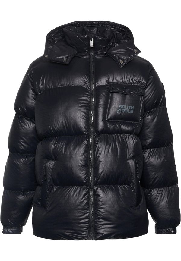 SOUTHPOLE SOUTHPOLE Zimska jakna 'Bubble Icy 1.0'  črna