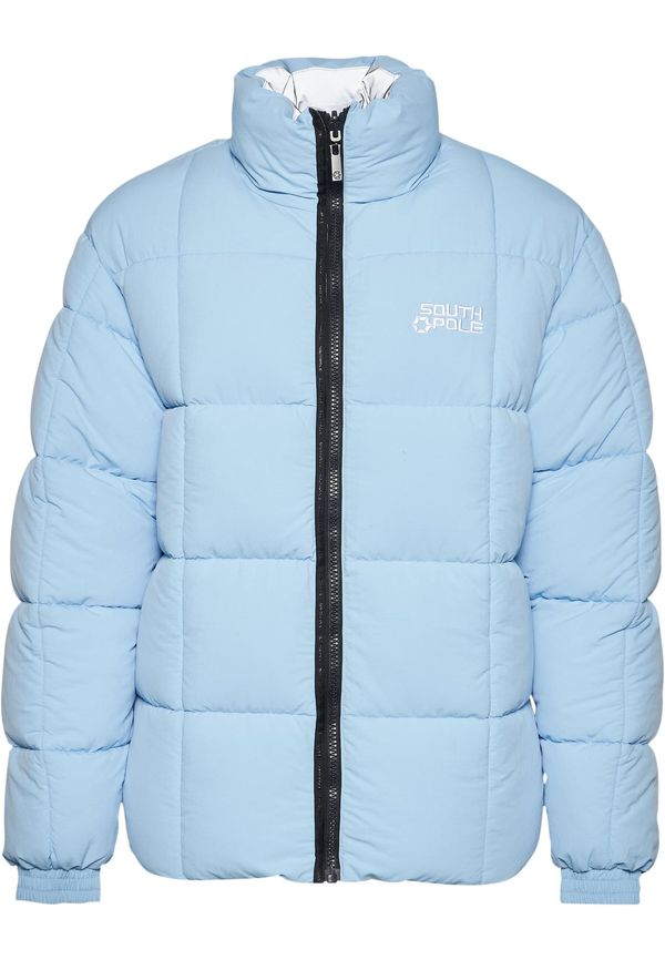 SOUTHPOLE SOUTHPOLE Zimska jakna 'Bubble North-South 1.0'  svetlo modra / siva