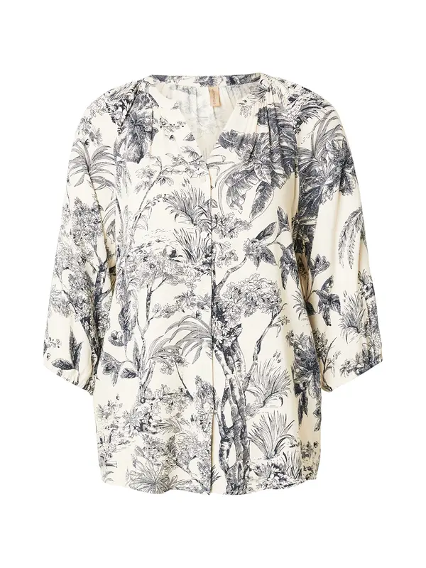 Soyaconcept Soyaconcept Bluza 'CARLI 2'  kremna / golobje modra