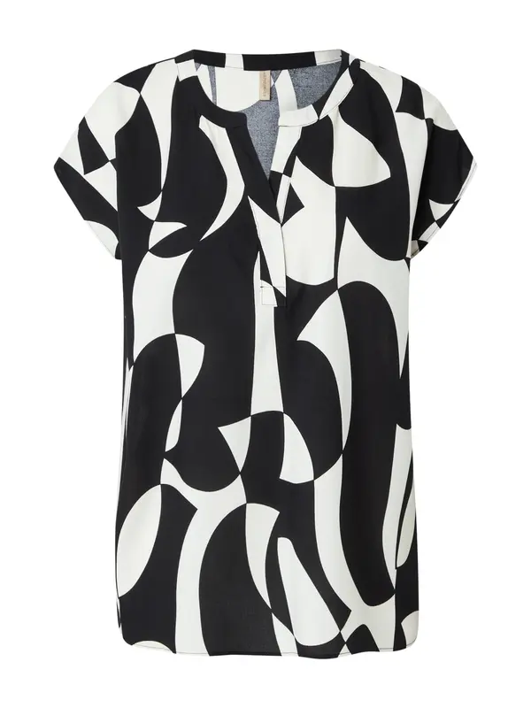 Soyaconcept Soyaconcept Bluza 'Chanise 1'  črna / bela