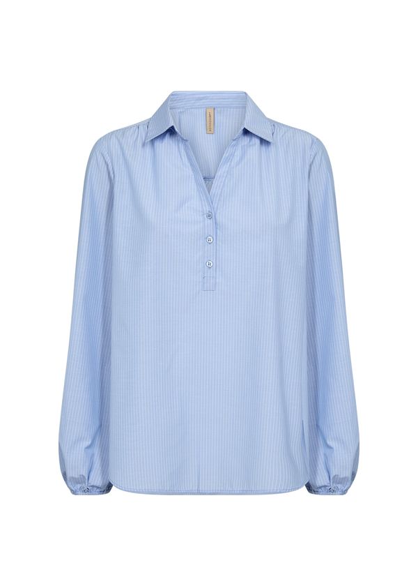 Soyaconcept Soyaconcept Bluza 'ONARI 1'  nebeško modra / bela