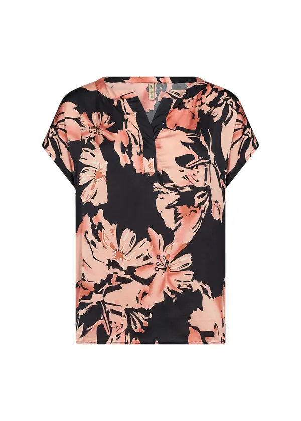 Soyaconcept Soyaconcept Bluza 'PEACH 1'  breskev / roza / črna
