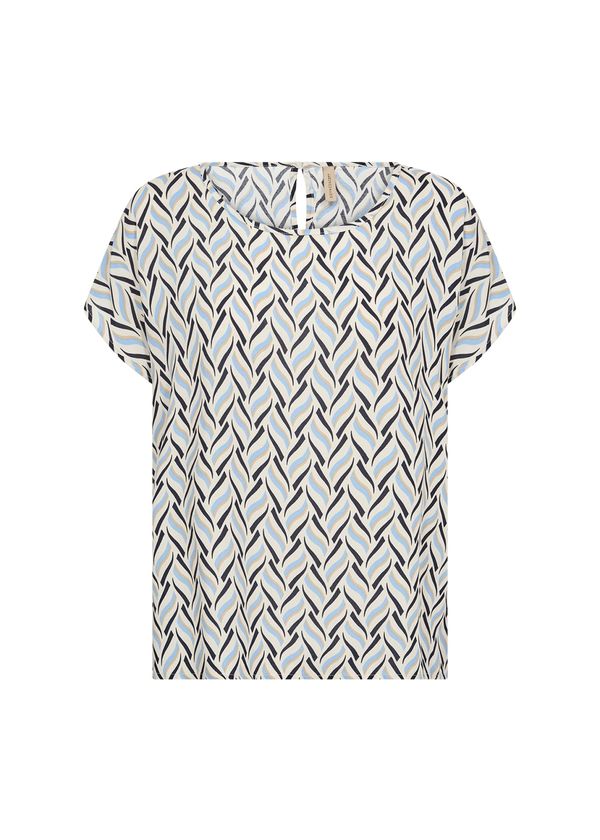 Soyaconcept Soyaconcept Bluza 'PENNY 1'  bež / pesek / nočno modra / nebeško modra