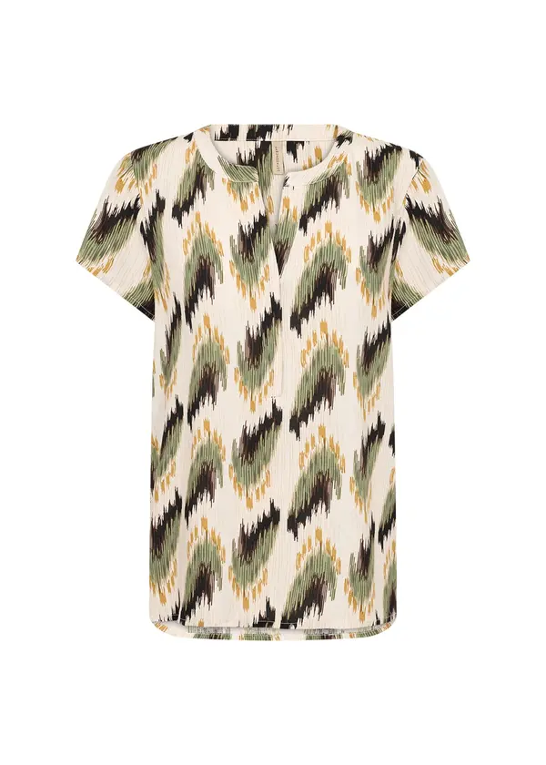 Soyaconcept Soyaconcept Bluza 'ROSILDA 1'  pesek / kari / zelena / črna