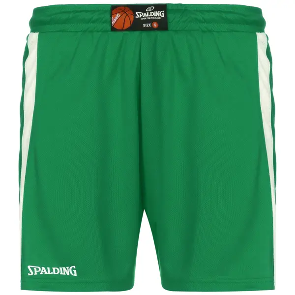 SPALDING SPALDING Športne hlače 'Jam'  žad / bela