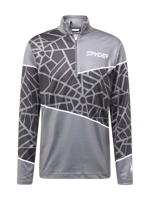 Spyder Spyder Funkcionalna majica 'VITAL'  siva / črna / bela