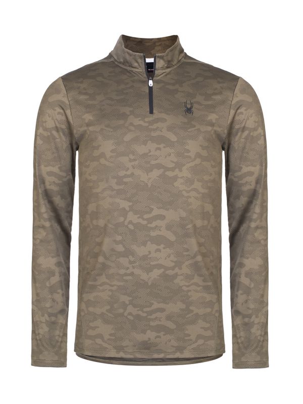 Spyder Spyder Športna majica  siva / zelena