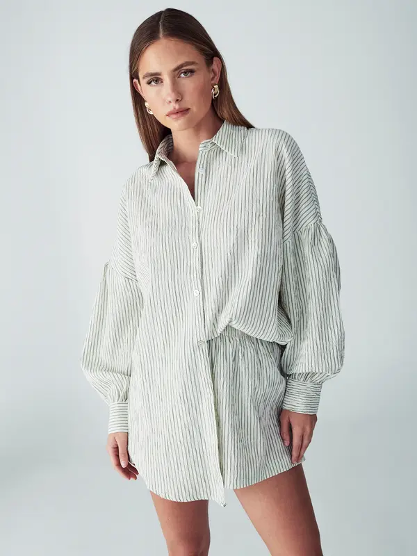 St MRLO St MRLO Bluza 'ELLIE'  kremna / kaki
