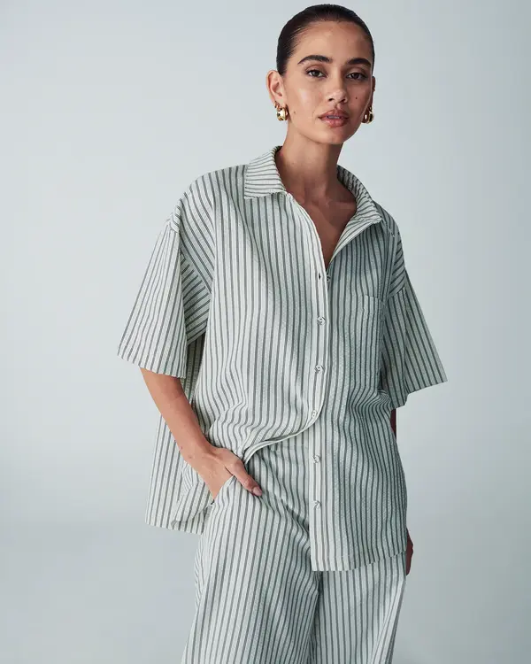 St MRLO St MRLO Bluza 'Kady'  črna / bela