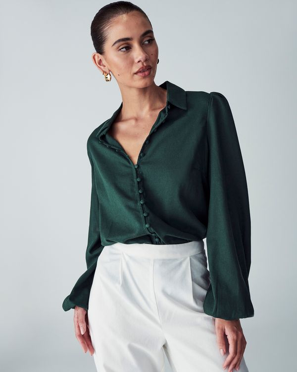 St MRLO St MRLO Bluza 'PICO'  temno zelena