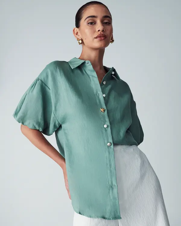 St MRLO St MRLO Bluza 'Vien'  zelena