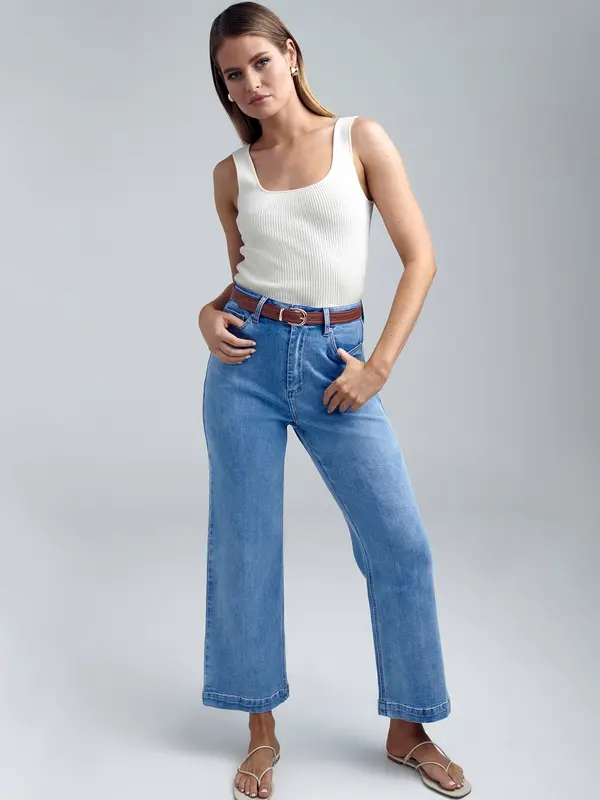 St MRLO St MRLO Kavbojke  moder denim