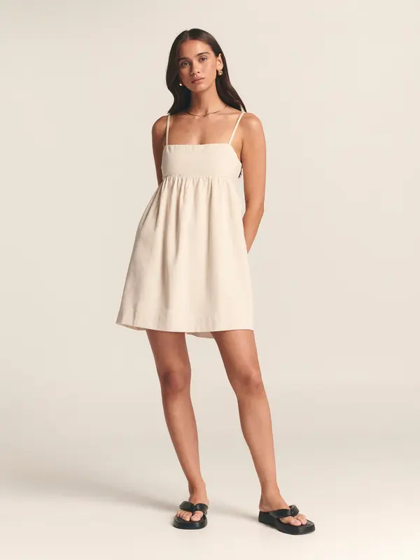 St MRLO St MRLO Obleka 'ASTER MINI DRESS'  bež