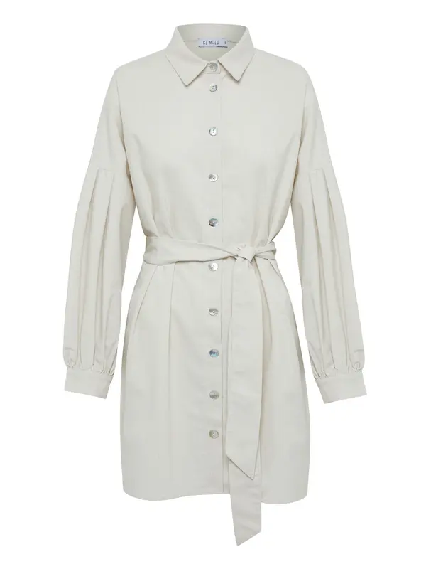 St MRLO St MRLO Obleka 'BLIGH SHIRT DRESS'  nude