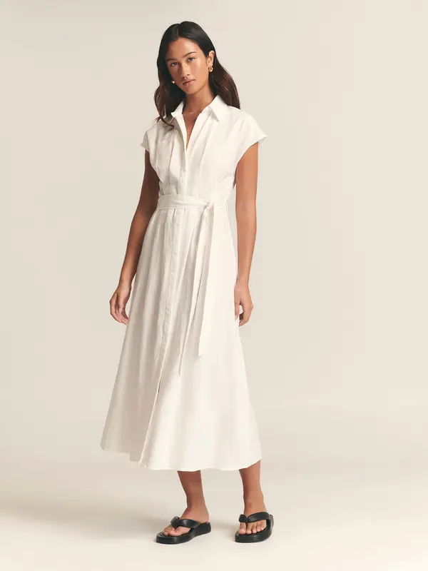 St MRLO St MRLO Obleka 'HAVEN  DRESS'  bela