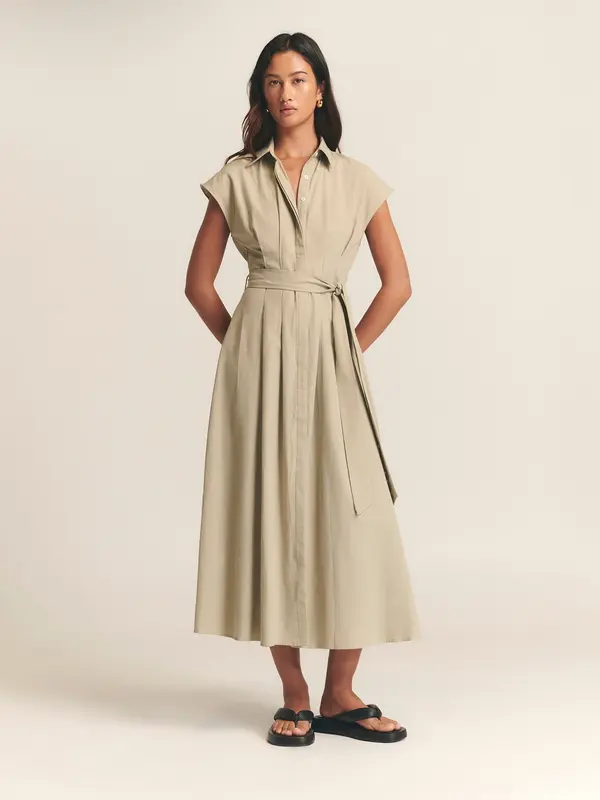St MRLO St MRLO Obleka 'HAVEN  DRESS'  zelena