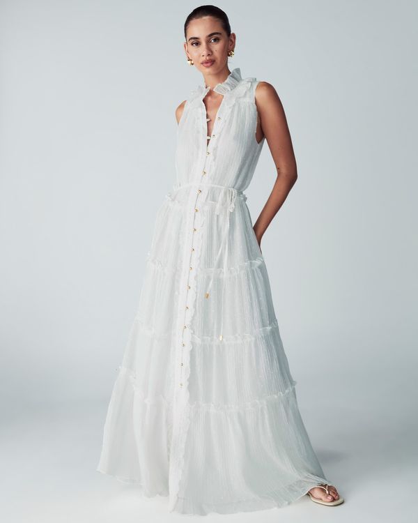 St MRLO St MRLO Večerna obleka 'Omaha'  zlata / bela