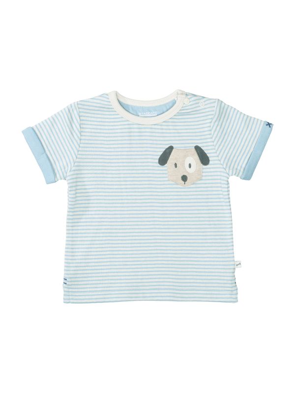 STACCATO STACCATO Majica  kremna / golobje modra / čokolada / bela