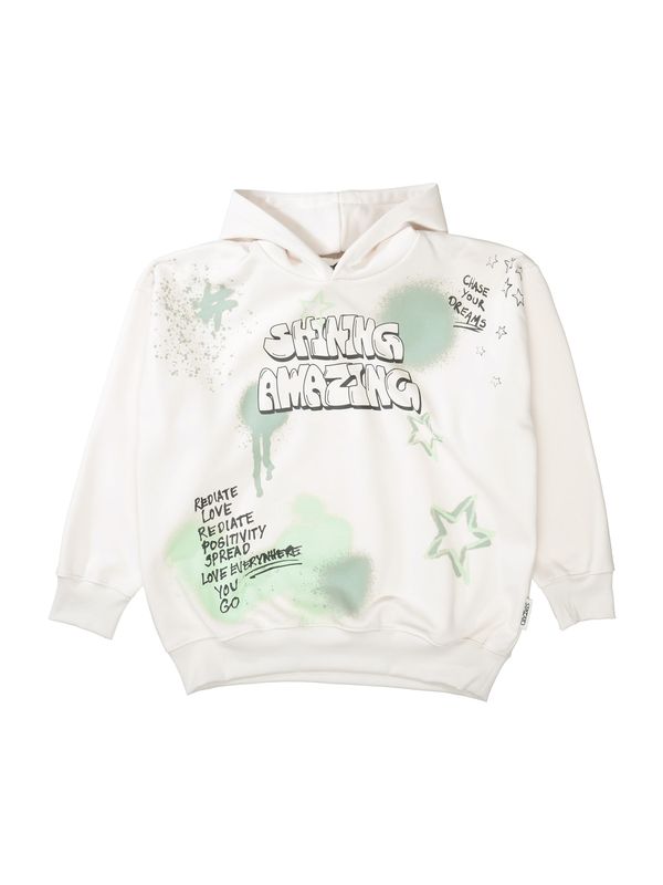 STACCATO STACCATO Majica  kremna / zelena / svetlo zelena / črna