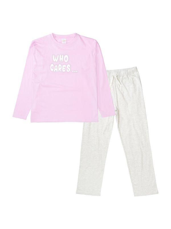 STACCATO STACCATO Pižama  svetlo siva / svetlo roza / bela