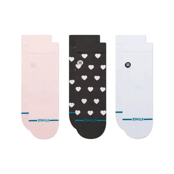 Stance Stance Nogavice 'Hearts Lowrider'  roza / črna / bela