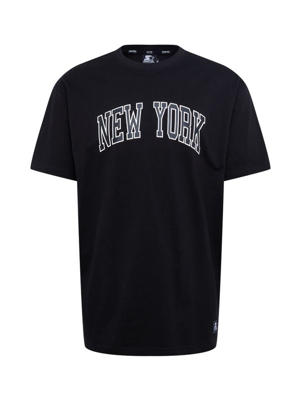 Starter Black Label Starter Black Label Majica 'New York'  črna / bela