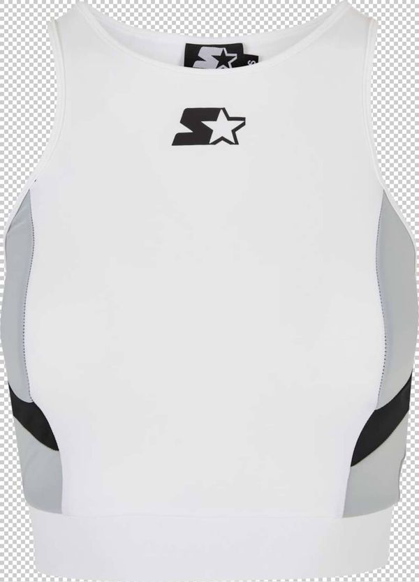 Starter Black Label Starter Black Label Športni top  siva / črna / bela