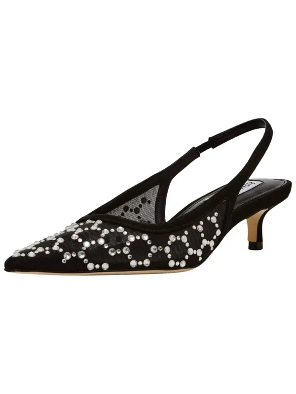 STEVE MADDEN STEVE MADDEN Čevlji s peto in s paščki 'Kari-MR'  črna / transparentna