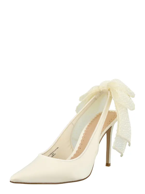 STEVE MADDEN STEVE MADDEN Čevlji s peto in s paščki 'Teacup'  off-bela