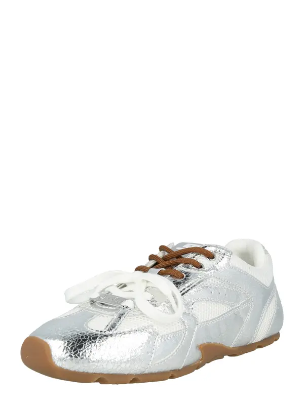 STEVE MADDEN STEVE MADDEN Nizke superge 'Asiel'  srebrna / bela