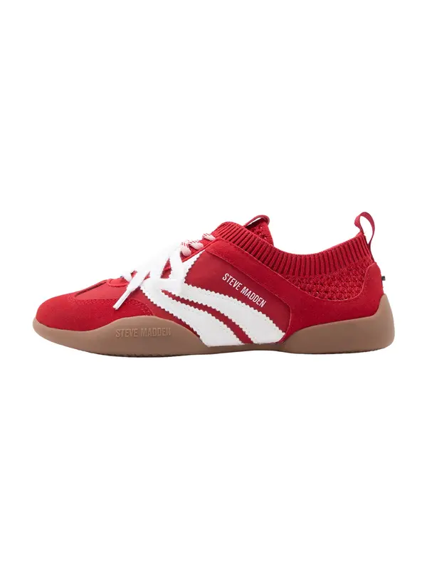 STEVE MADDEN STEVE MADDEN Nizke superge 'Biscotti-E'  ognjeno rdeča / bela