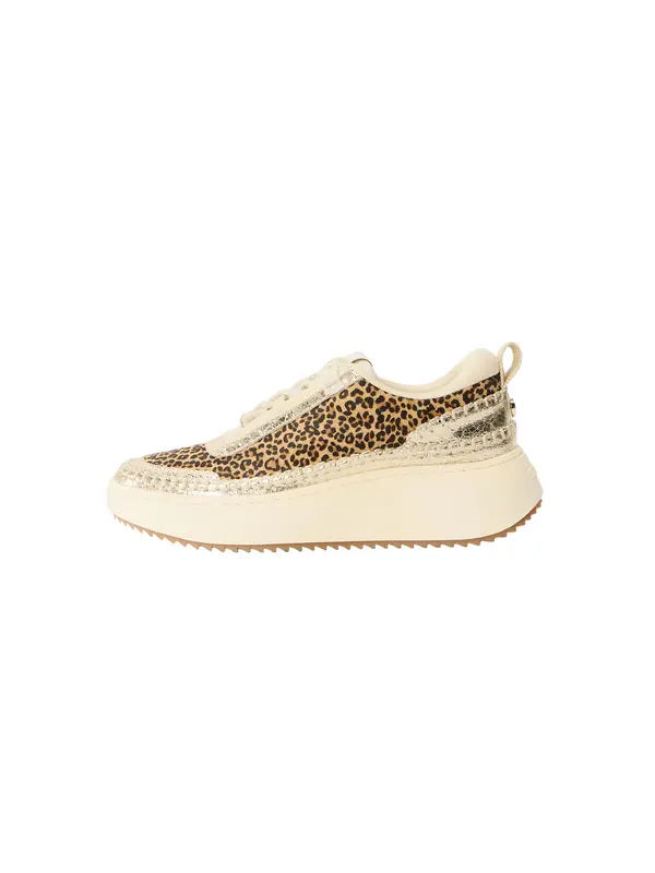 STEVE MADDEN STEVE MADDEN Nizke superge 'Doubletak'  svetlo bež / rjava / zlata / črna