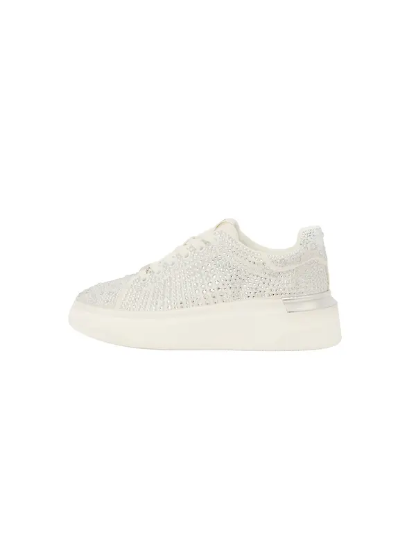 STEVE MADDEN STEVE MADDEN Nizke superge 'Globes'  srebrna / off-bela