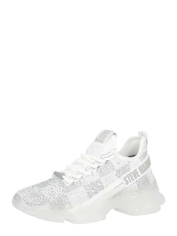STEVE MADDEN STEVE MADDEN Nizke superge 'Maxima'  siva / srebrna / bela