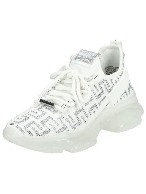 STEVE MADDEN STEVE MADDEN Nizke superge 'MAXOUT'  srebrna / bela