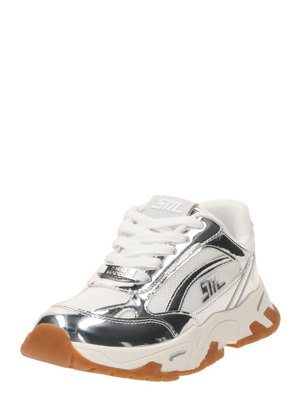 STEVE MADDEN STEVE MADDEN Nizke superge 'Peak-E'  srebrna / bela