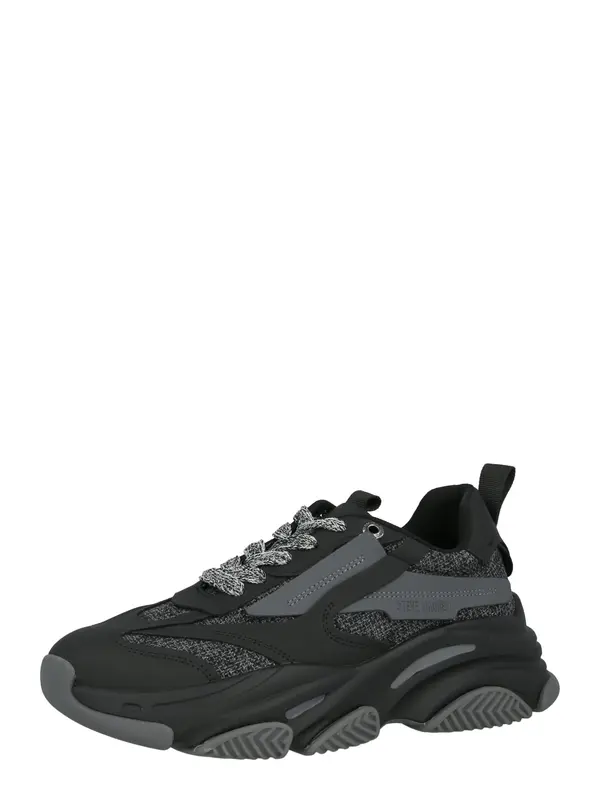 STEVE MADDEN STEVE MADDEN Nizke superge 'Possess-3'  bazaltno siva / črna
