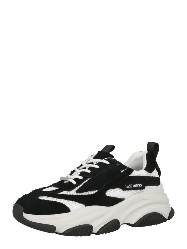 STEVE MADDEN STEVE MADDEN Nizke superge 'Possess-H2'  črna / bela
