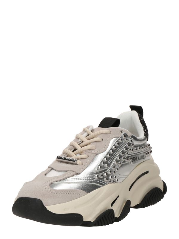 STEVE MADDEN STEVE MADDEN Nizke superge 'Possession'  bež / srebrna
