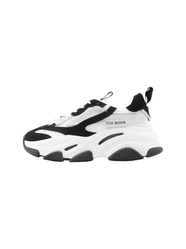 STEVE MADDEN STEVE MADDEN Nizke superge 'POSSESSION'  črna / bela
