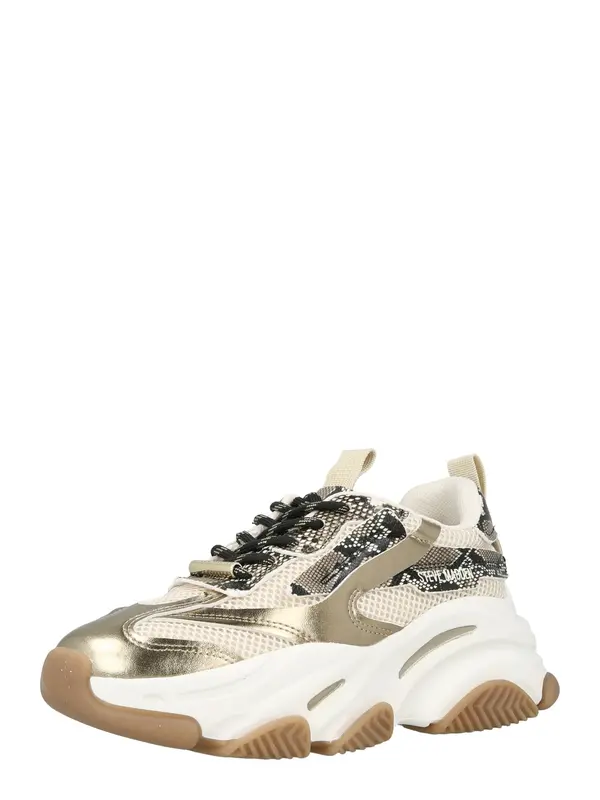 STEVE MADDEN STEVE MADDEN Nizke superge 'Possession'  umbra / črna / bela