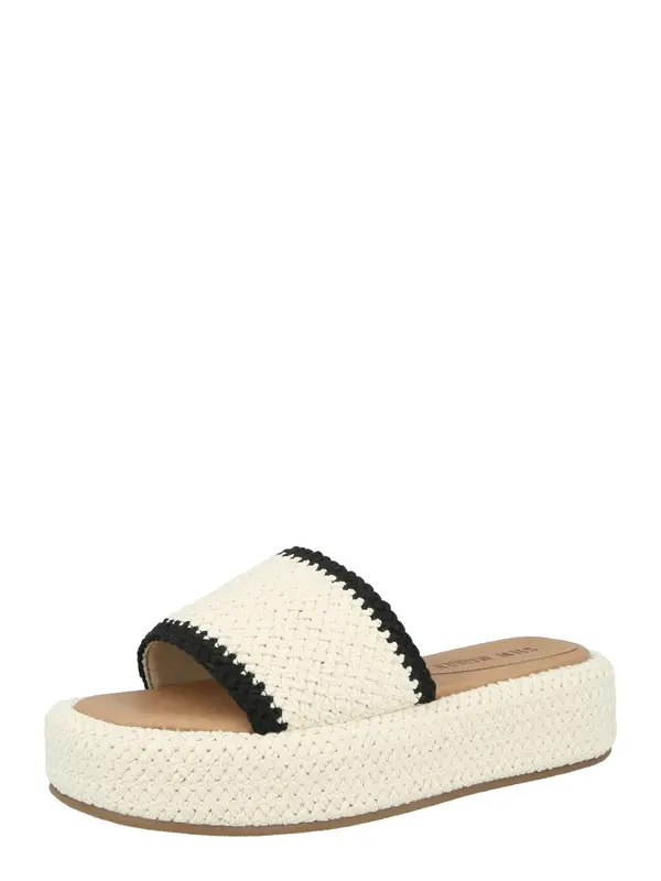 STEVE MADDEN STEVE MADDEN Nizki natikači 'Beachy'  bež / črna