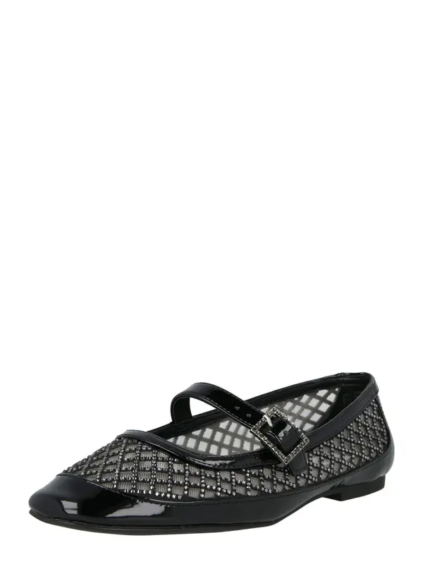 STEVE MADDEN STEVE MADDEN Odprte balerinke 'Well-Done'  črna