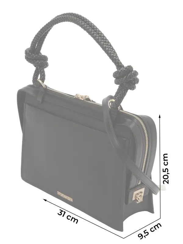 STEVE MADDEN STEVE MADDEN Ročna torbica 'Bamren'  črna
