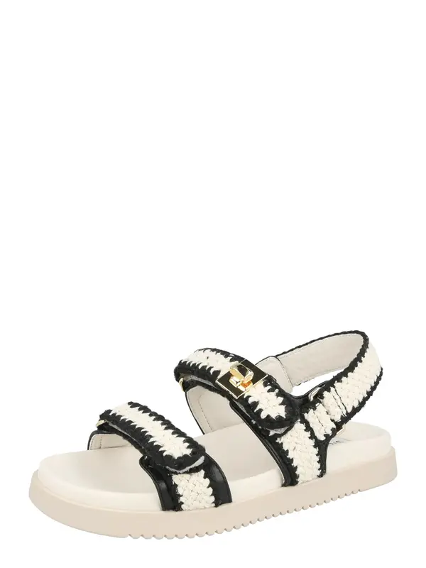 STEVE MADDEN STEVE MADDEN Sandali 'Mona'  črna / bela