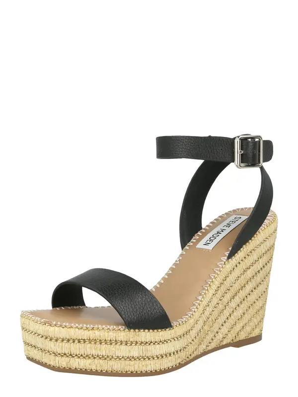 STEVE MADDEN STEVE MADDEN Sandali s paščki 'Cassie'  črna
