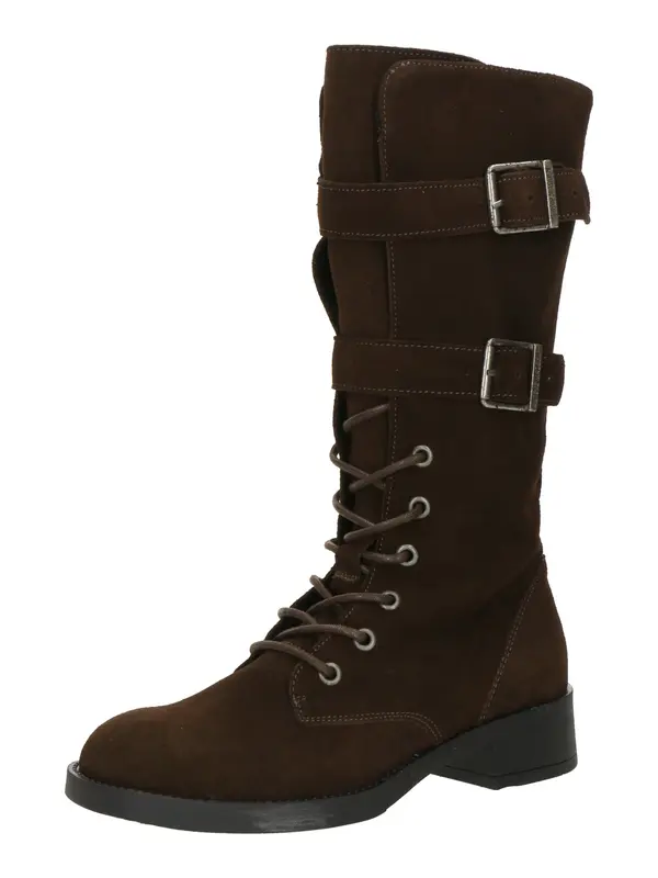 STEVE MADDEN STEVE MADDEN Škornji z vezalkami 'Zoey'  temno rjava