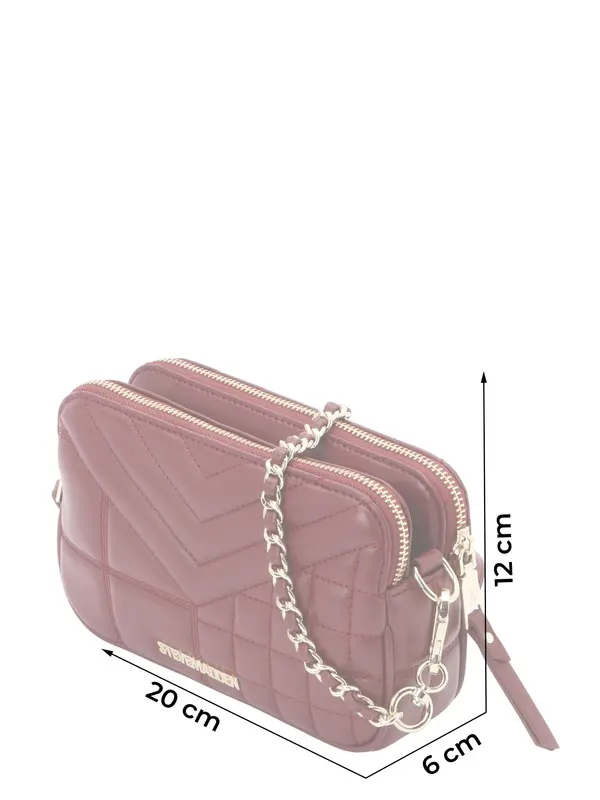 STEVE MADDEN STEVE MADDEN Torba za čez ramo 'Bnuage-Q'  temno rdeča